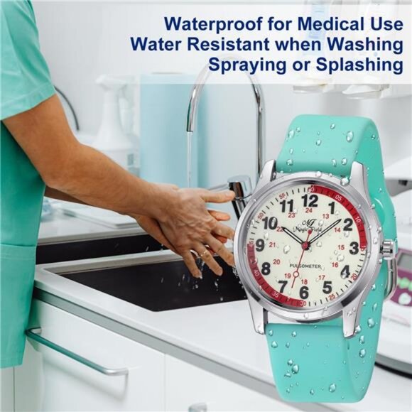 Nurse Watch Wrist Watch Easy to Read Watches for Medical Students - Picture 5 of 7